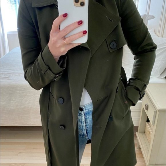 Club Monaco Trench Coat - Size XS - Picture 2 of 6
